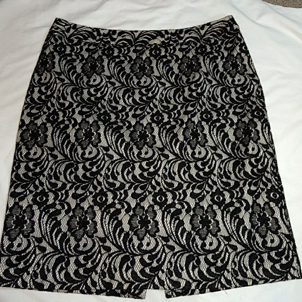Black Lace Skirt by Worthington